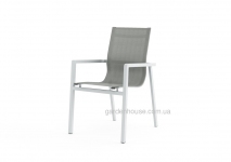 Обеденный стул Alicante из алюминия, с подлокотниками