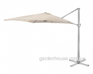 Консольный квадратный зонт Roma 3х3 м, бежевый