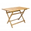 Складной деревянный стол 110x75xH72 см Finlay из массива акации