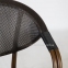 Садовый стул Bambus из текстилена, коричневый 0