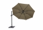 Садовый зонт с подсветкой SolarFlex T2 Ø 3,5 м + основание Modena (коричневый, антрацит) 2