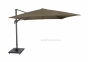 Садовый зонт с подсветкой SolarFlex T2 3х3 м + основание Modena (коричневый, антрацит) 2