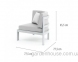 Модульный комплект мебели Barcelona из алюминия  6