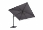 Садовый зонт с подсветкой SolarFlex T2 3х3 м + основание Modena (коричневый, антрацит) 5