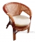 Плетеное кресло из натурального ротанга 1