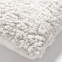 Подушка декоративная квадратная Cora из искусственного меха 45x45 см, белый 0