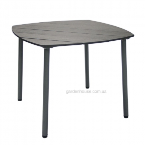 Стол обеденный Sestino из артвуда и алюминия 90х90 см, черный