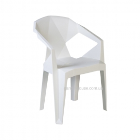 Пластиковый стул Muze (белый, желтый, оранжевый, пурпурно-серый, морской синий)