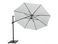 Круглый садовый зонт SolarFlex T2 Ø 3,5 м с основанием Modena (белый, коричневый, антрацит)