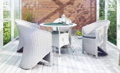 Столовый комплект садовой мебели Filip & Dolce Vita Royal из искусственного ротанга