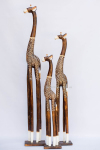 Напольная статуэтка жирафа Малах из дерева (120, 150 см)