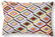 Декоративная прямоугольная подушка Tahoma 30x50 см, многоцветная