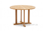 Обеденный стол Andria из тика Ø 110 см, круглый