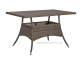 Садовый стол Paloma из техноротанга (коричнево-серый), 150 см