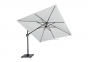 Квадрантный садовый зонт SolarFlex T2 3х3 м с основанием Modena (белый, коричневый, антрацит)